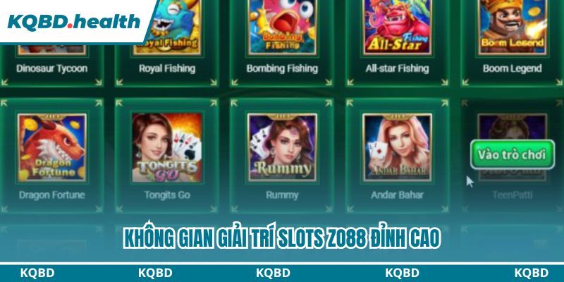 Zo88 - Điểm Đến Hội Tụ Tinh Hoa Giải Trí Đổi Thưởng 4 Giải trí Slots vui vẻ, cơ hội nhận thưởng hậu hĩnh