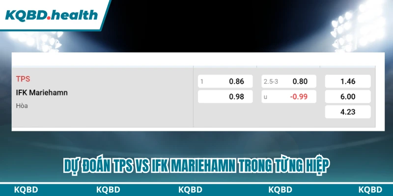 Dự Đoán TPS Vs IFK Mariehamn 21H00 Ngày 01/08 - Giải Ngoại Hạng Phần Lan 3 Dự đoán TPS vs IFK Mariehamn trong từng hiệp